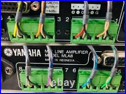 Yamaha MLA8 Mic Line Amplifier Microphone Preamplifier 8-channel TESTED Working